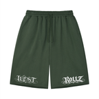 WEST ROLLZ X TATTOO WR X Unisex Loose Raw Edge Shorts
