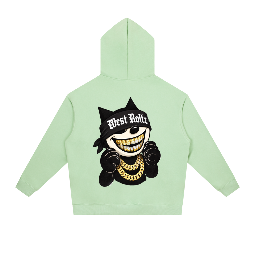 WEST ROLLZ X FÉLIX WEST X Essential Heavyweight Drop-Shoulder Hoodie