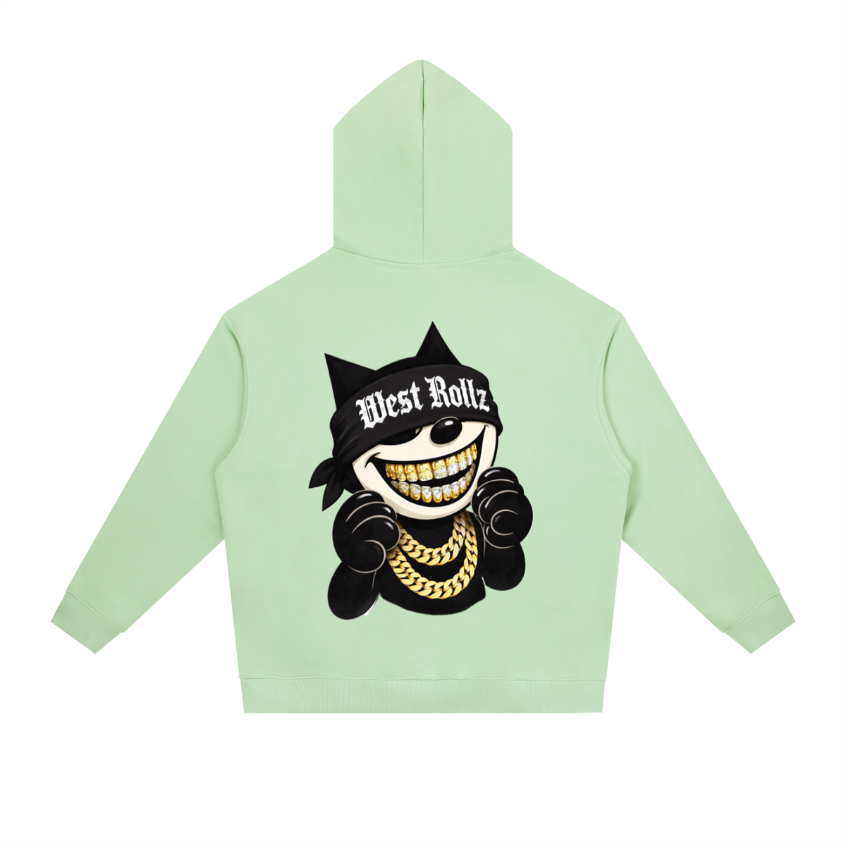 WEST ROLLZ X FÉLIX WEST X Essential Heavyweight Drop-Shoulder Hoodie