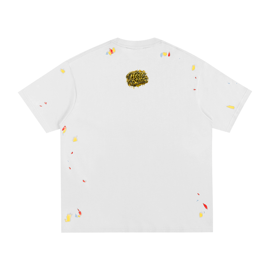 WEST ROLLZ X Paint Splatter T-SHIRT
