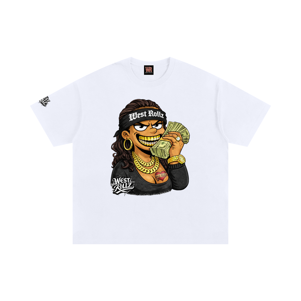 WEST ROLLZ X SORRY! MONEY ON THE LINE T-SHIRT