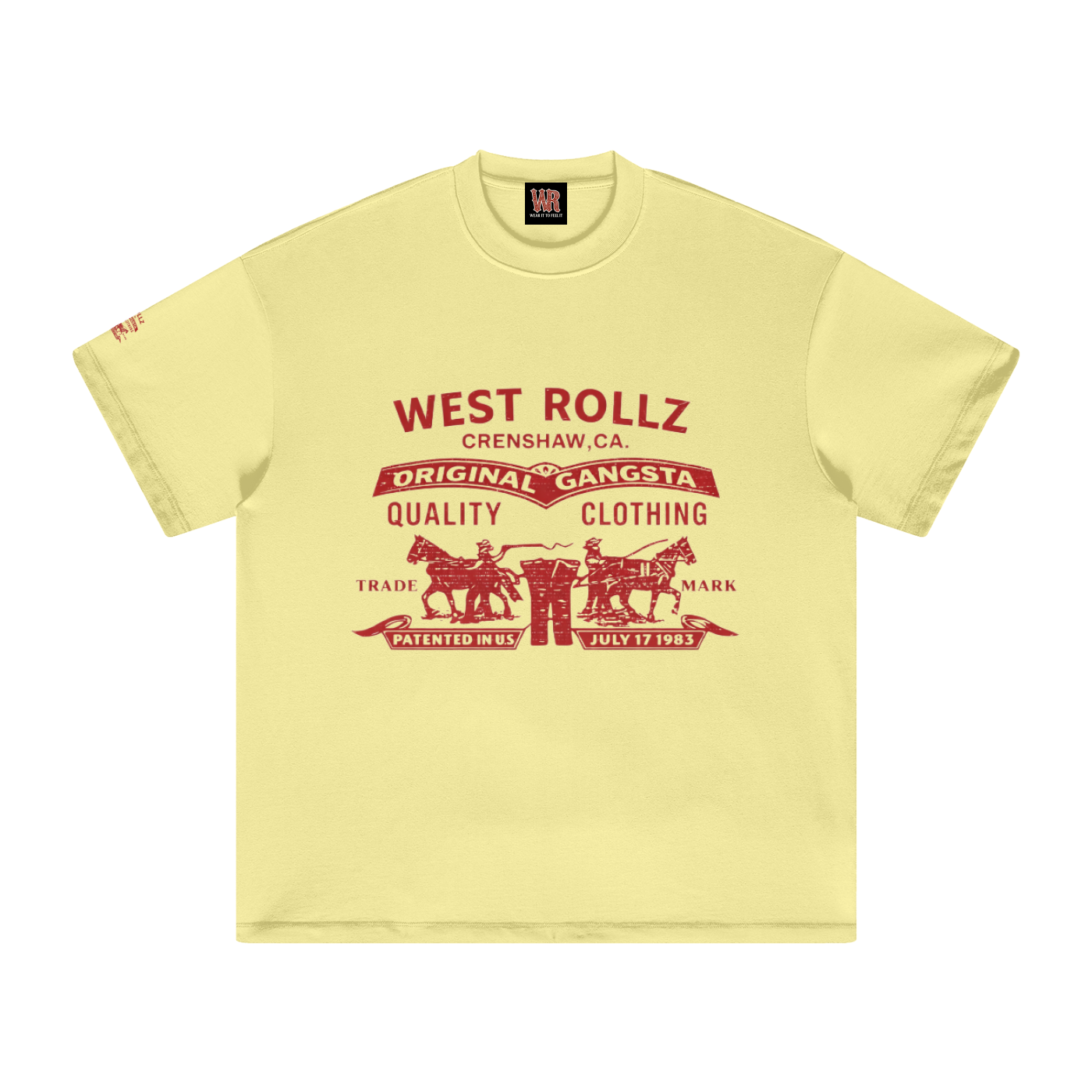 WEST ROLLZ X ROLLZ STRAUSZ EARTH TONE T-SHIRT