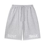WEST ROLLZ X TATTOO WR X Unisex Loose Raw Edge Shorts