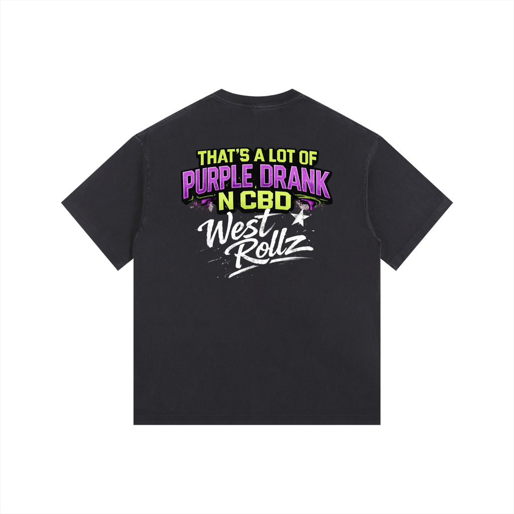 WEST ROLLZ X JAMAIS SANS MON SYRUP & MA DOUBLE CUP T-SHIRT