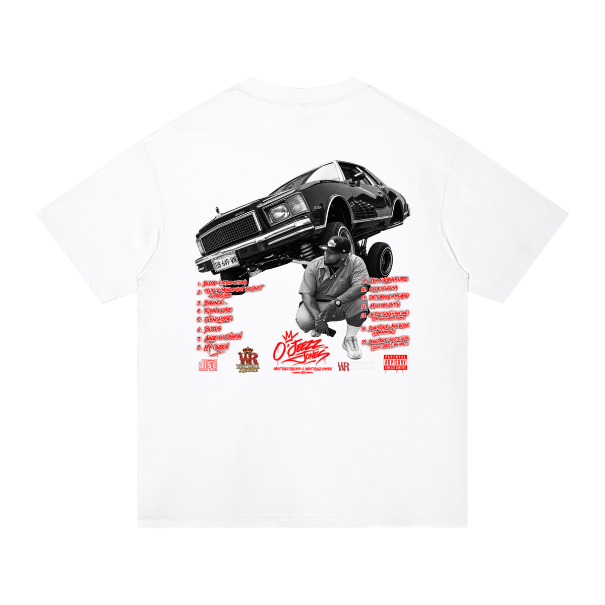 WEST ROLLZ x BLOODS x O’JEEZZ T-SHIRT