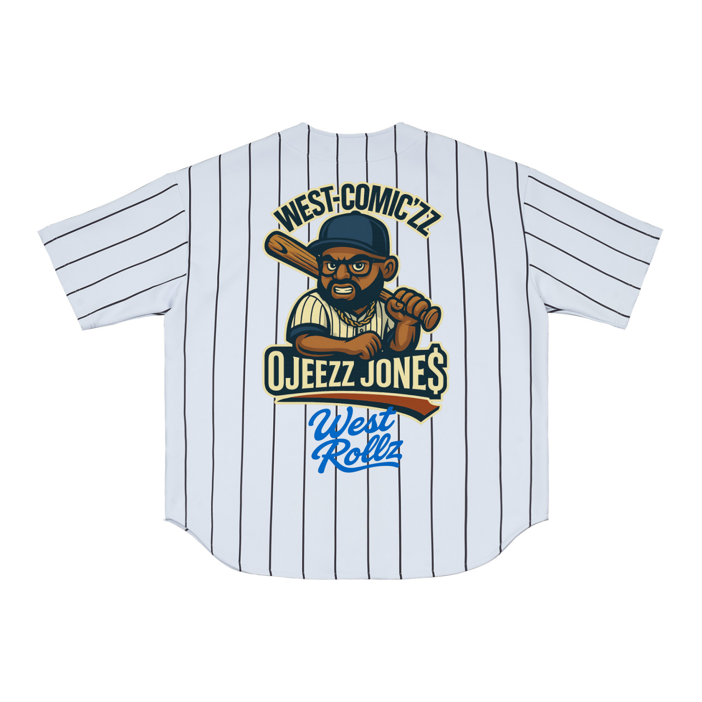 WEST ROLLZ X BASEBALL CRIPS SPORT JERSEY