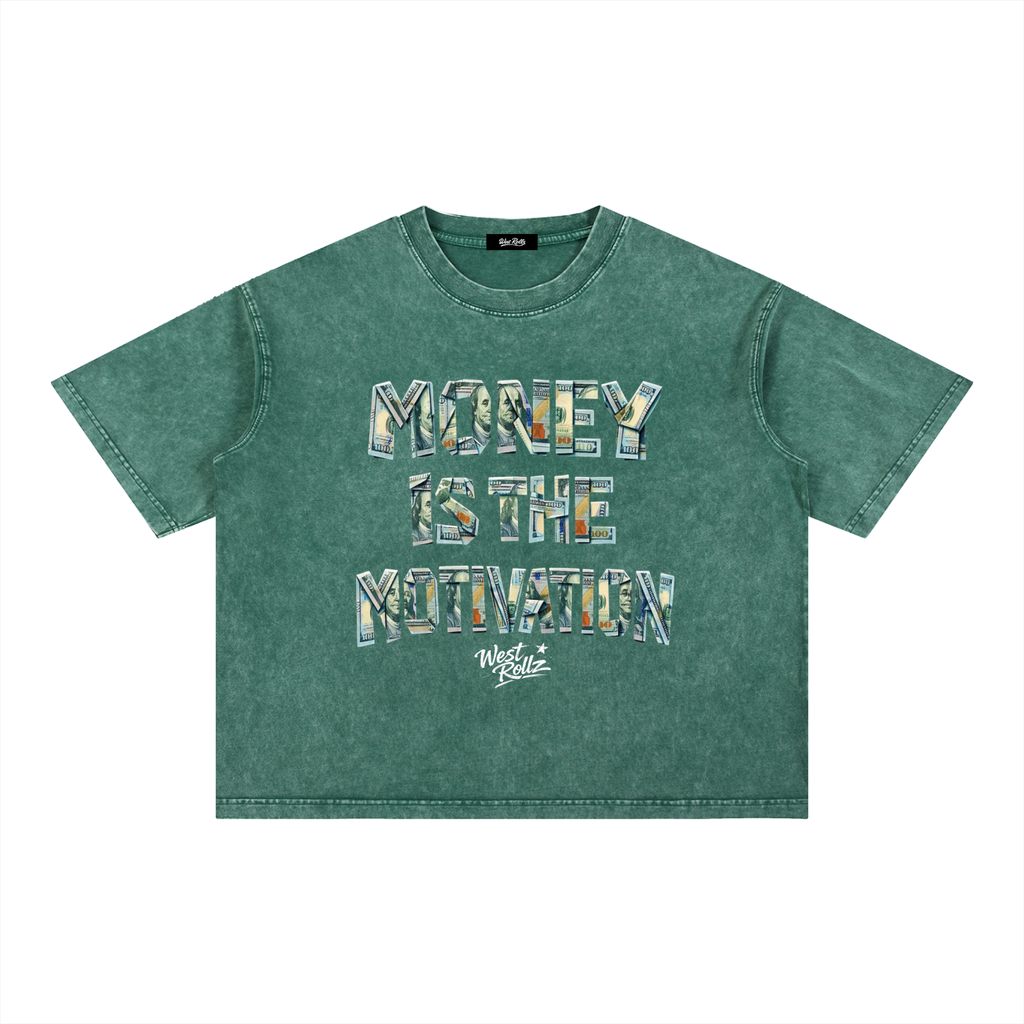 WEST ROLLZ X MONEY MAKER BOXY T-SHIRT
