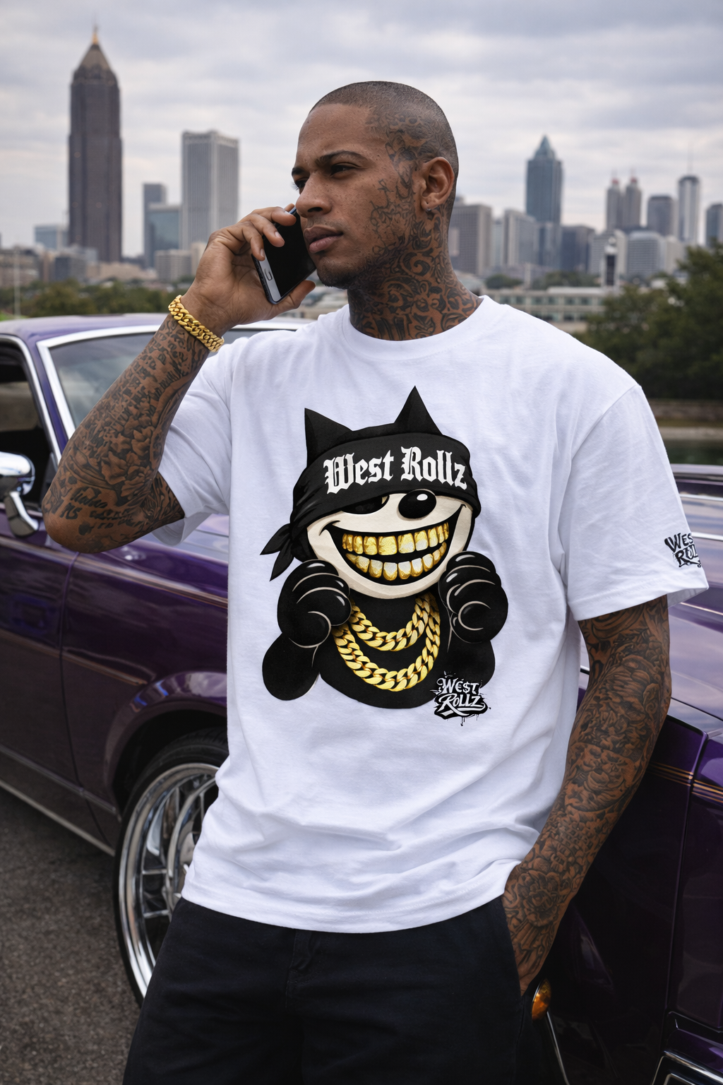 WEST ROLLZ X SORRY! MONEY ON THE LINE T-SHIRT
