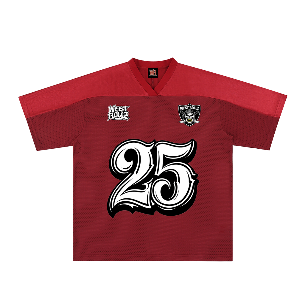 WEST ROLLZ X PIRATES WEST JERSEY FOOTBALL JERSEY T-SHIRT
