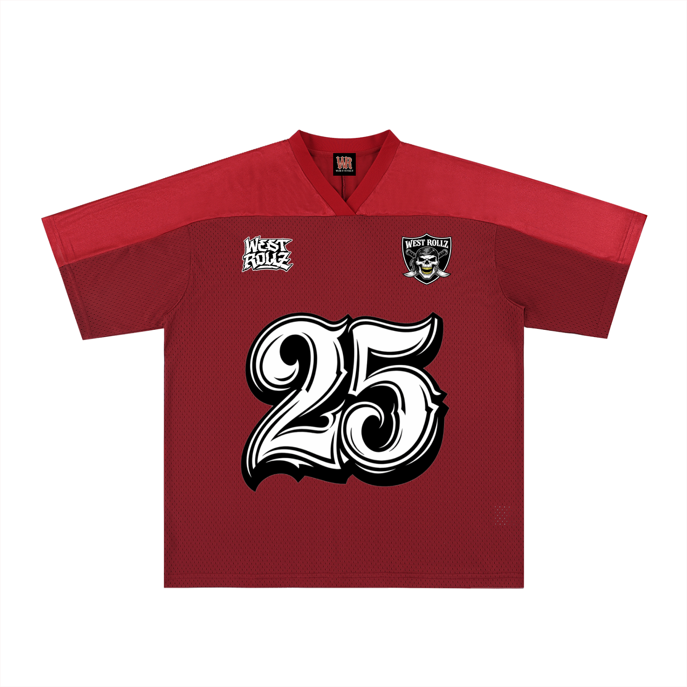 WEST ROLLZ X PIRATES WEST JERSEY FOOTBALL JERSEY T-SHIRT