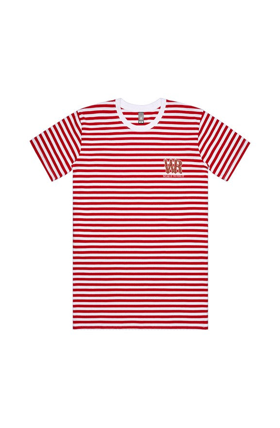 WEST ROLLZ X WEST RED STRIPE T-SHIRT 