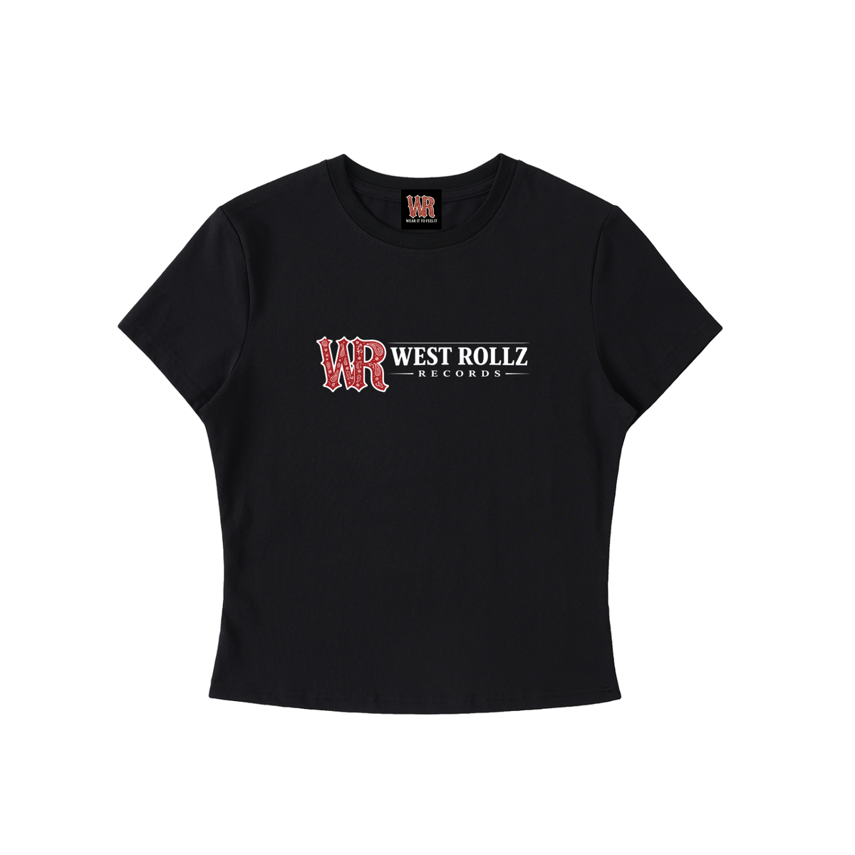 WEST ROLLZ X WEST ROLLZ RECORDS WOMEN Crewneck T-SHIRT