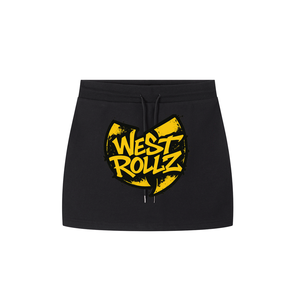 WEST ROLLZ X KILLA BEES DRAWSTRING SKIRT