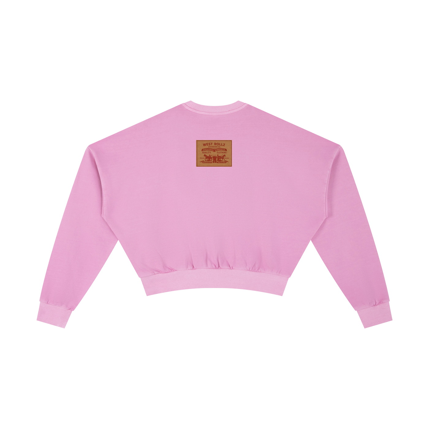 WEST ROLLZ X ROLLZ STRAUSZ Vintage Washed Cropped Sweatshirt HOODIE