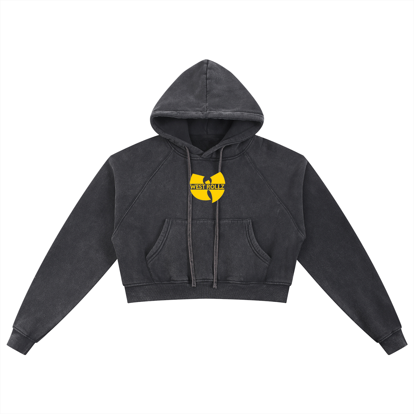 WEST ROLLZ X KILLA BEES CROP HOODIE