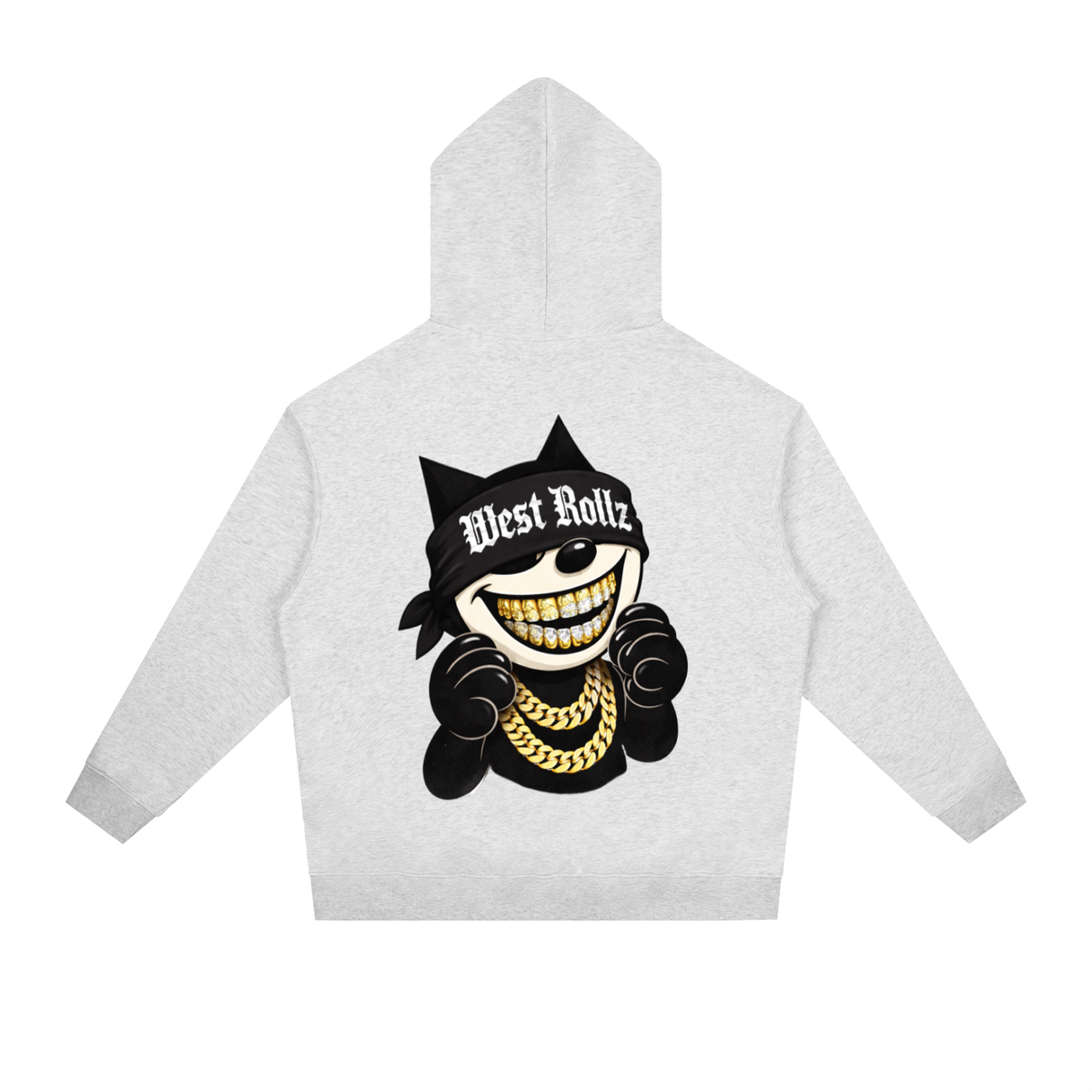 WEST ROLLZ X FÉLIX WEST X Essential Heavyweight Drop-Shoulder Hoodie