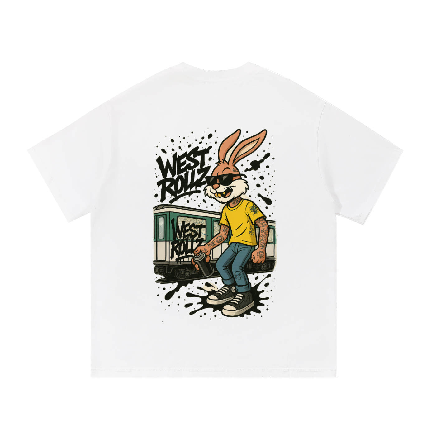 WEST ROLLZ X BUNNY GRAFF T-SHIRT