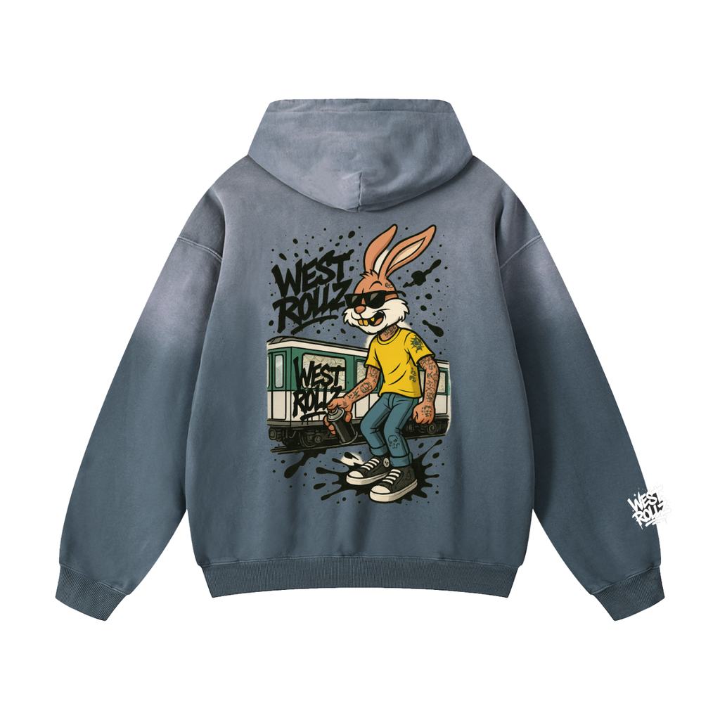 WEST ROLLZ X BUNNY GRAFF HOODIE