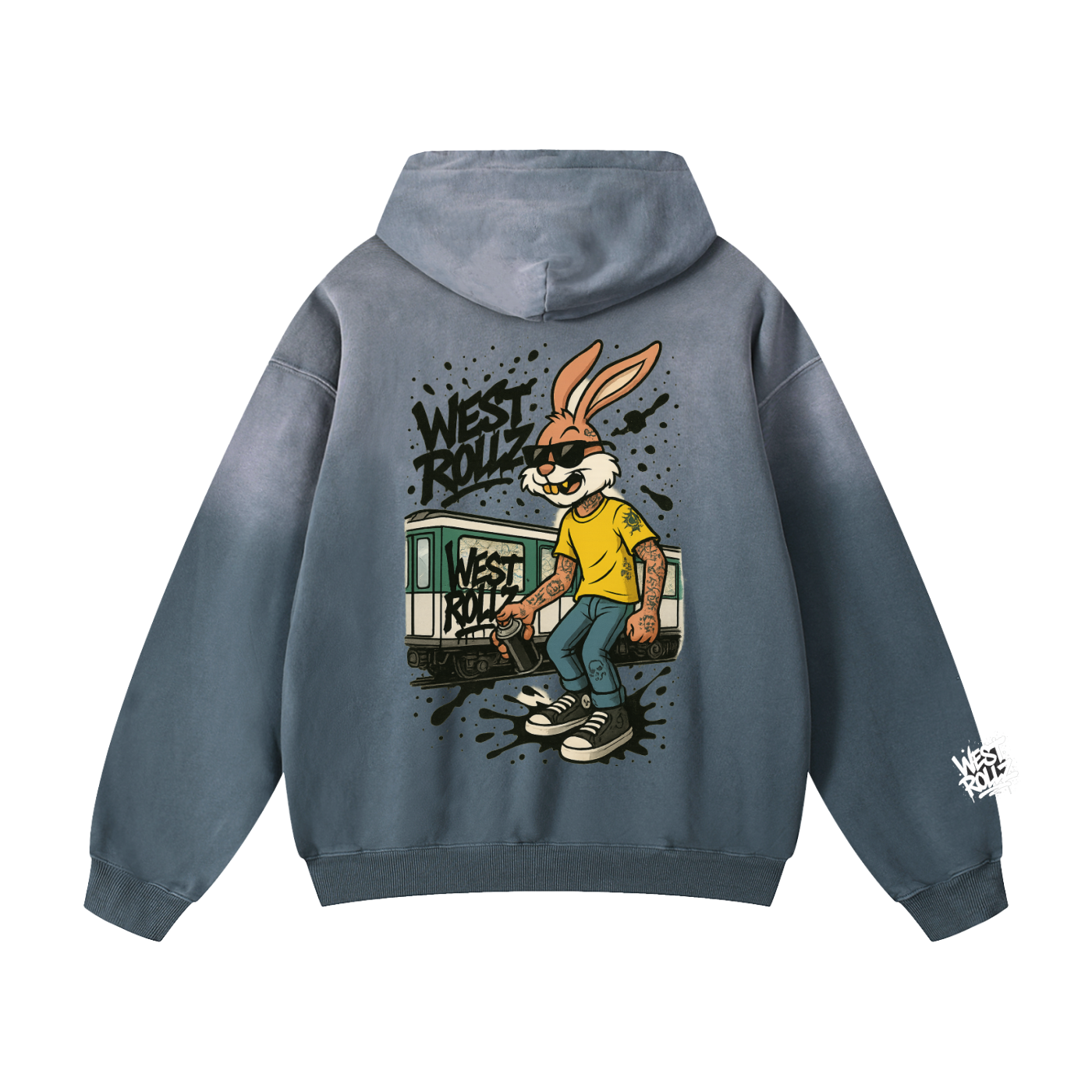 WEST ROLLZ X BUNNY GRAFF HOODIE