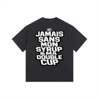 WEST ROLLZ X JAMAIS SANS MON SYRUP & MA DOUBLE CUP T-SHIRT