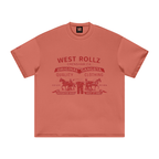 WEST ROLLZ X ROLLZ STRAUSZ EARTH TONE T-SHIRT