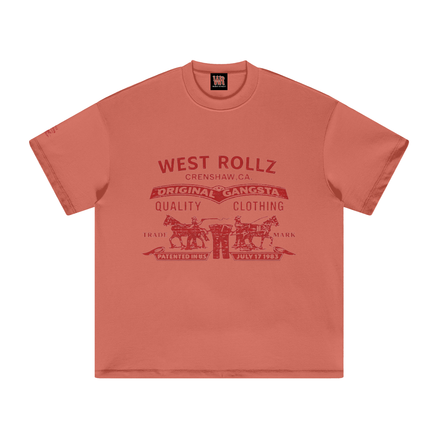 WEST ROLLZ X ROLLZ STRAUSZ EARTH TONE T-SHIRT