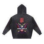 WEST ROLLZ X VINTAGE DIP-ROLLZ HOODIE