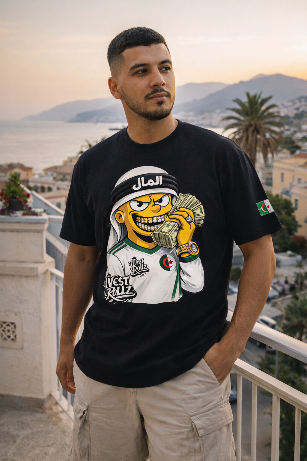 WEST ROLLZ X SORRY! MONEY ON THE LINE T-SHIRT