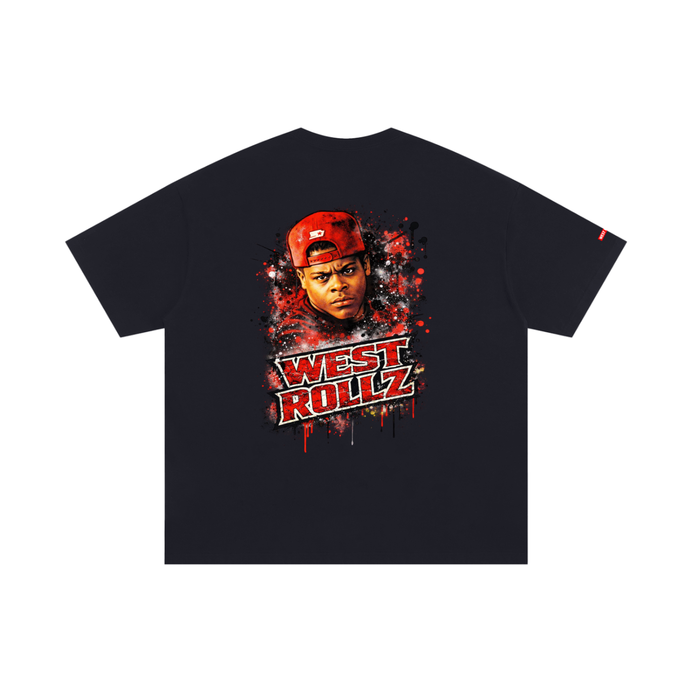WEST ROLLZ X WEST IN THA HOOD T-SHIRT