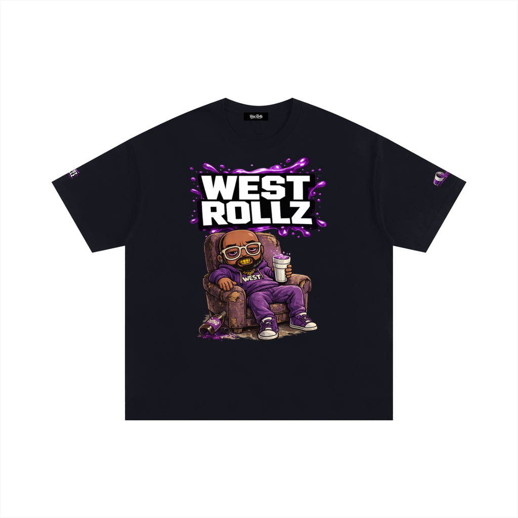 WEST ROLLZ X JAMAIS SANS MON SYRUP & MA DOUBLE CUP T-SHIRT