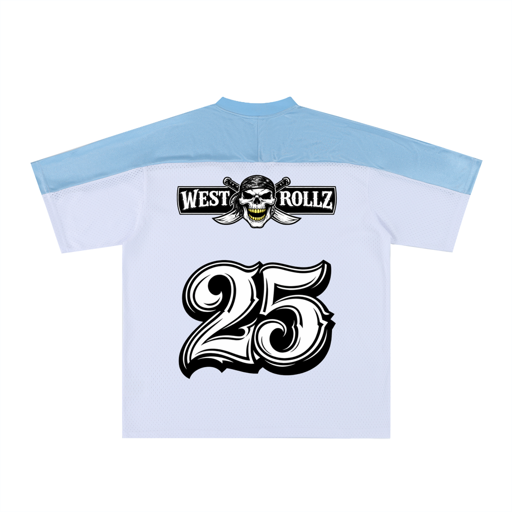 WEST ROLLZ X PIRATES WEST JERSEY FOOTBALL JERSEY T-SHIRT