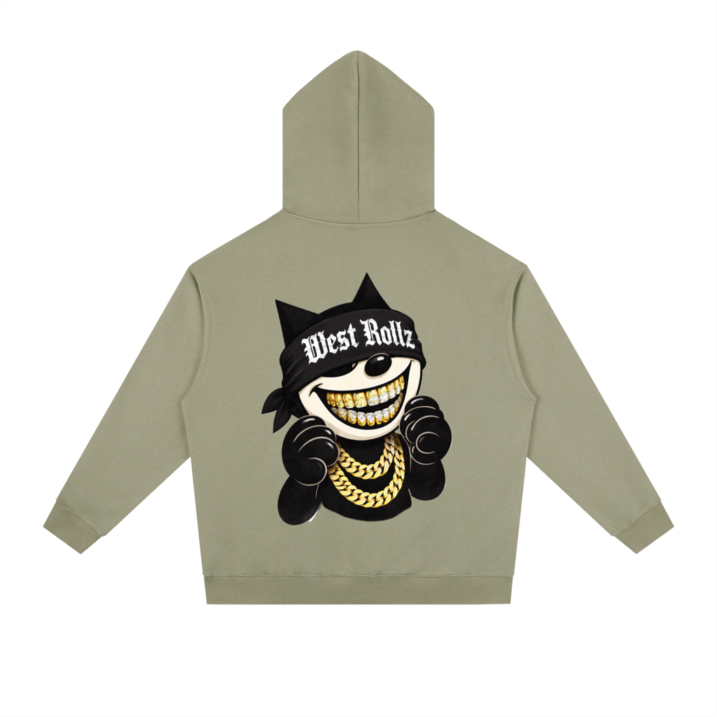 WEST ROLLZ X FÉLIX WEST X Essential Heavyweight Drop-Shoulder Hoodie