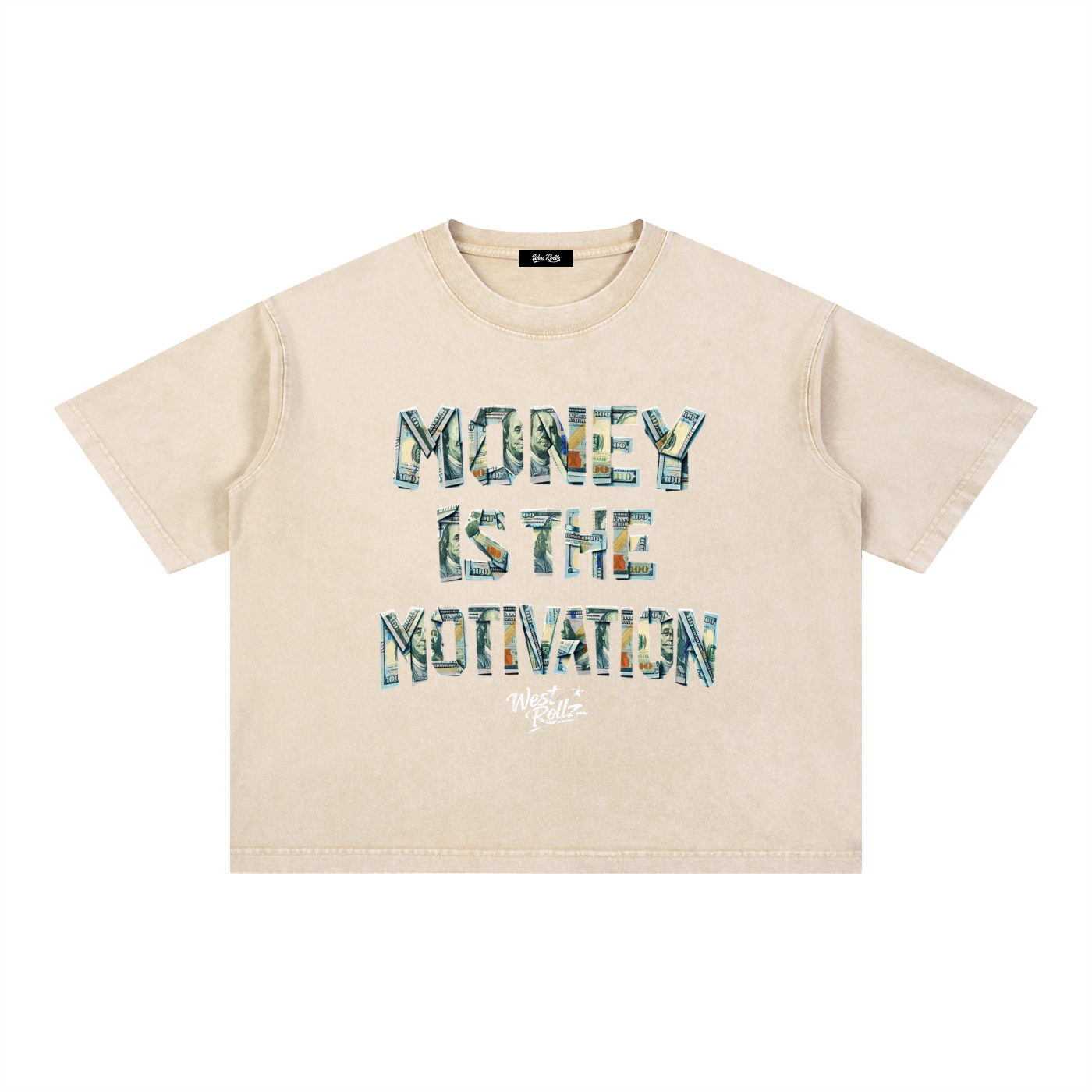 WEST ROLLZ X MONEY MAKER BOXY T-SHIRT