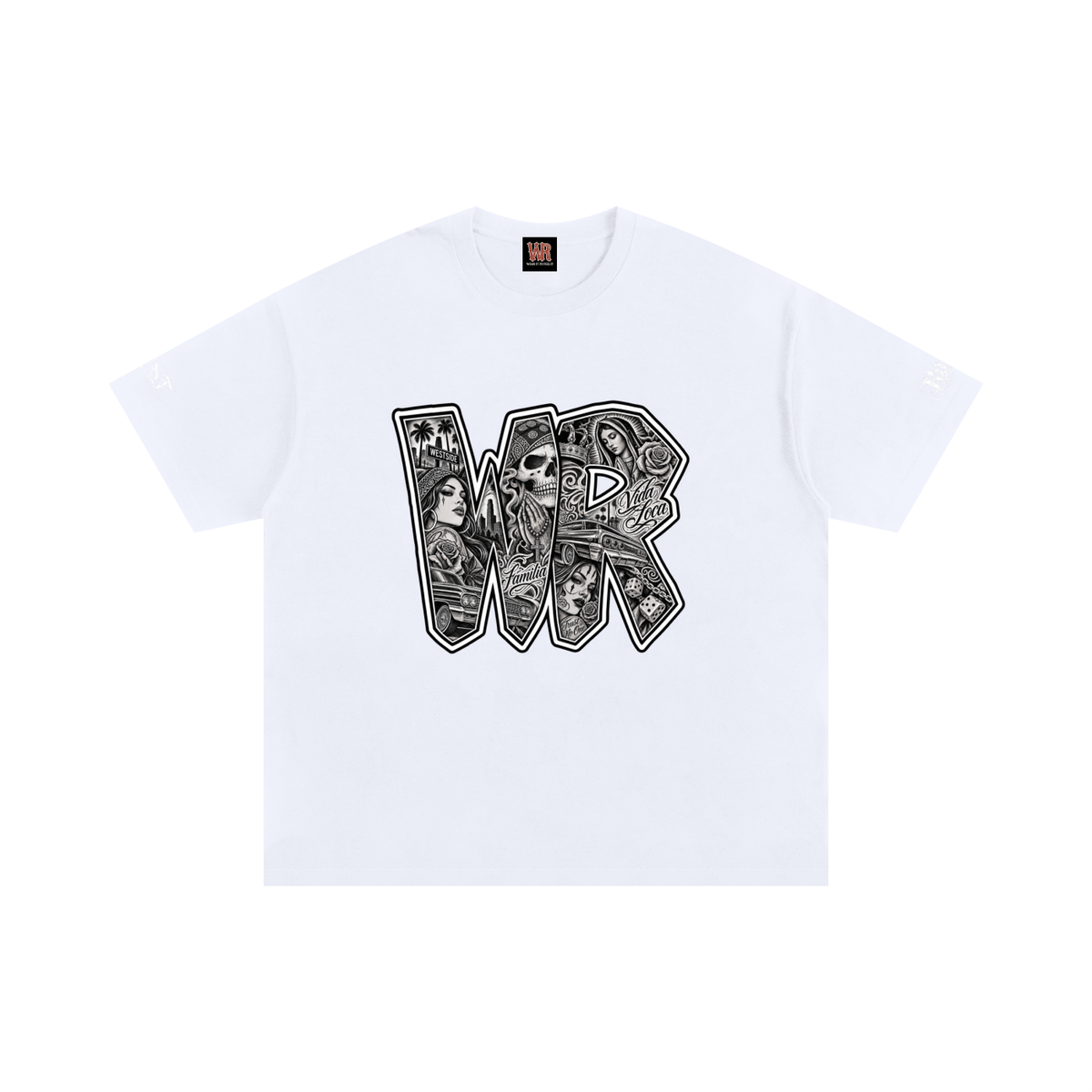 WEST ROLLZ X TATTOO WR X Unisex Oversized Cotton T-Shirt
