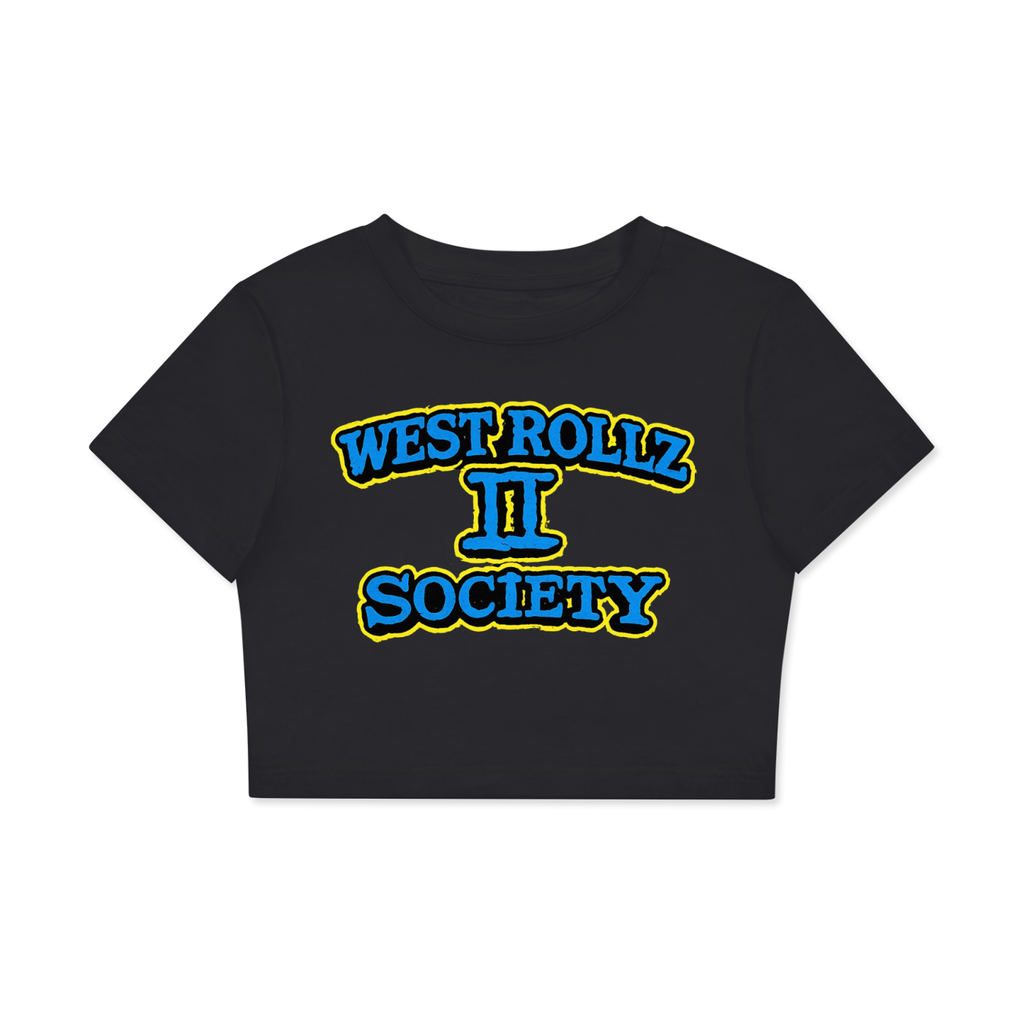 WEST ROLLZ X WEST ROLLZ II SOCIETY CROP WOMEN T-SHIRT