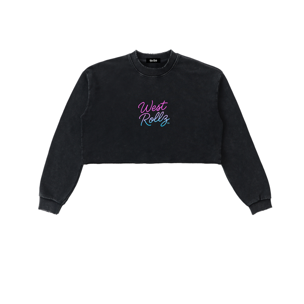 WEST ROLLZ X P-VALLEYS WOMEN CROP HOODIE