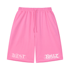 WEST ROLLZ X TATTOO WR X Unisex Loose Raw Edge Shorts