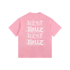 WEST ROLLZ X TATTOO WR X Vintage Washed Oversized Cotton T-Shirt