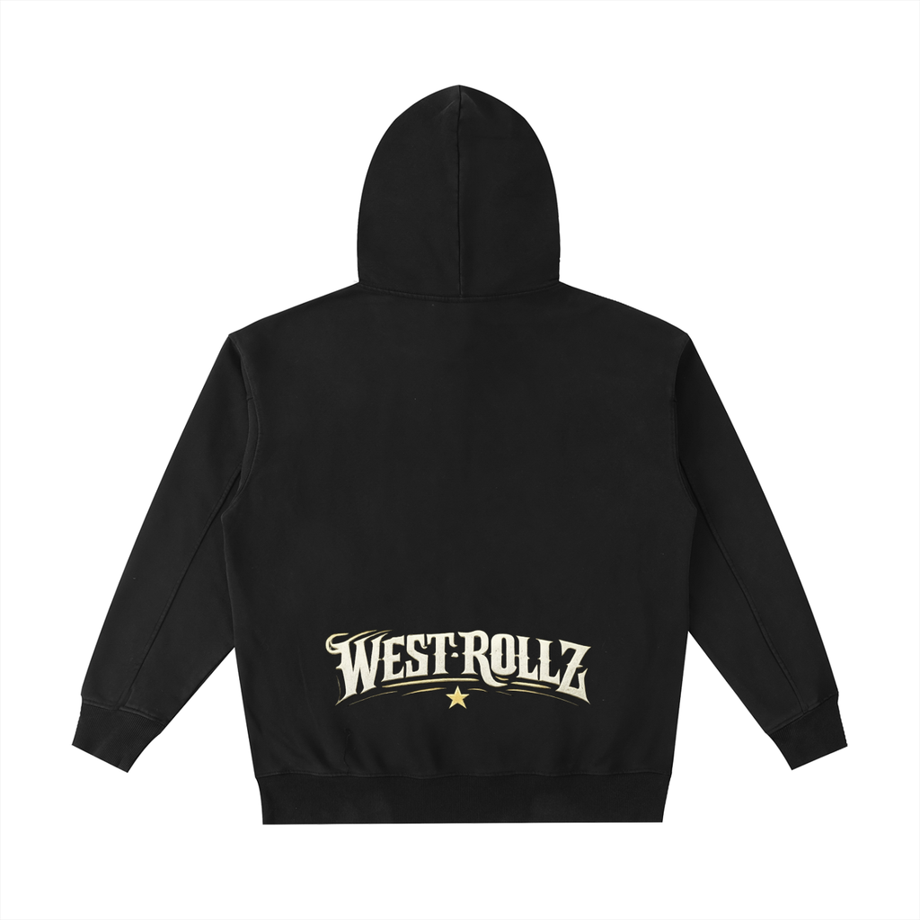 WEST ROLLZ X DAYTONS WEST X 
Vintage Washed Heavyweight Hoodie