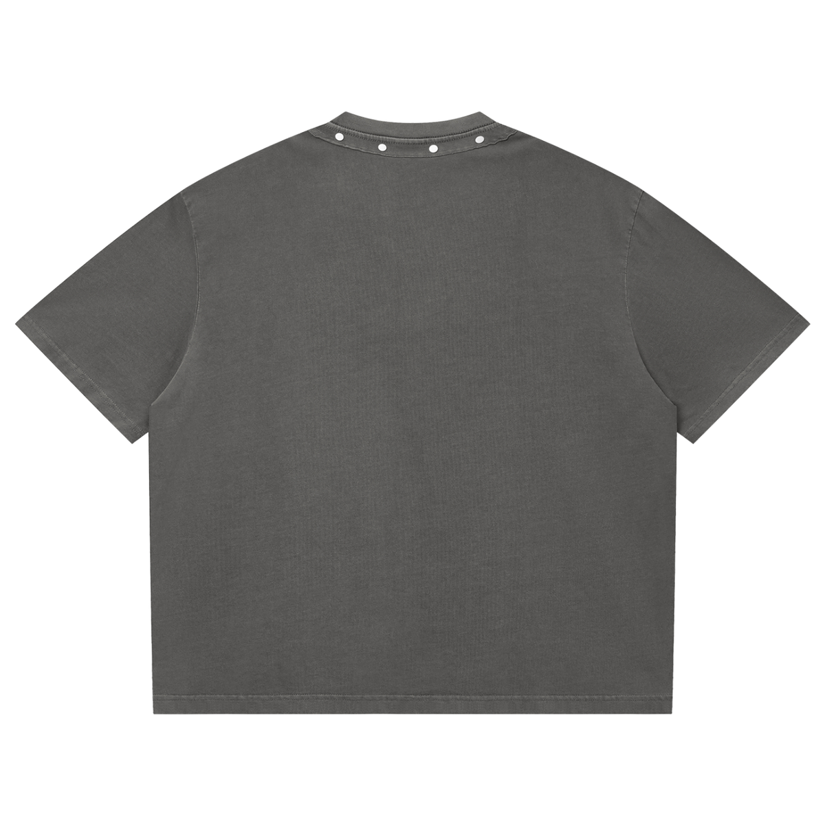 WEST ROLLZ X HUSTLER MERCH X Washed Boxy Studded T-SHIRT