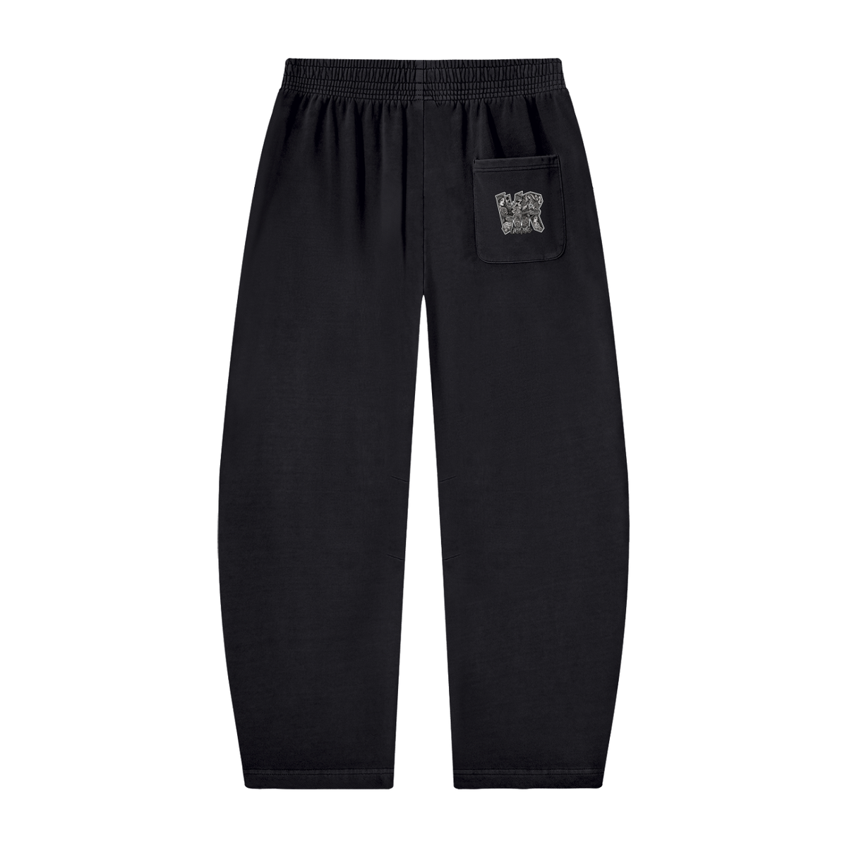 WEST ROLLZ X TATTOO WR X Unisex Vintage Washed Barrel Leg Sweatpants
