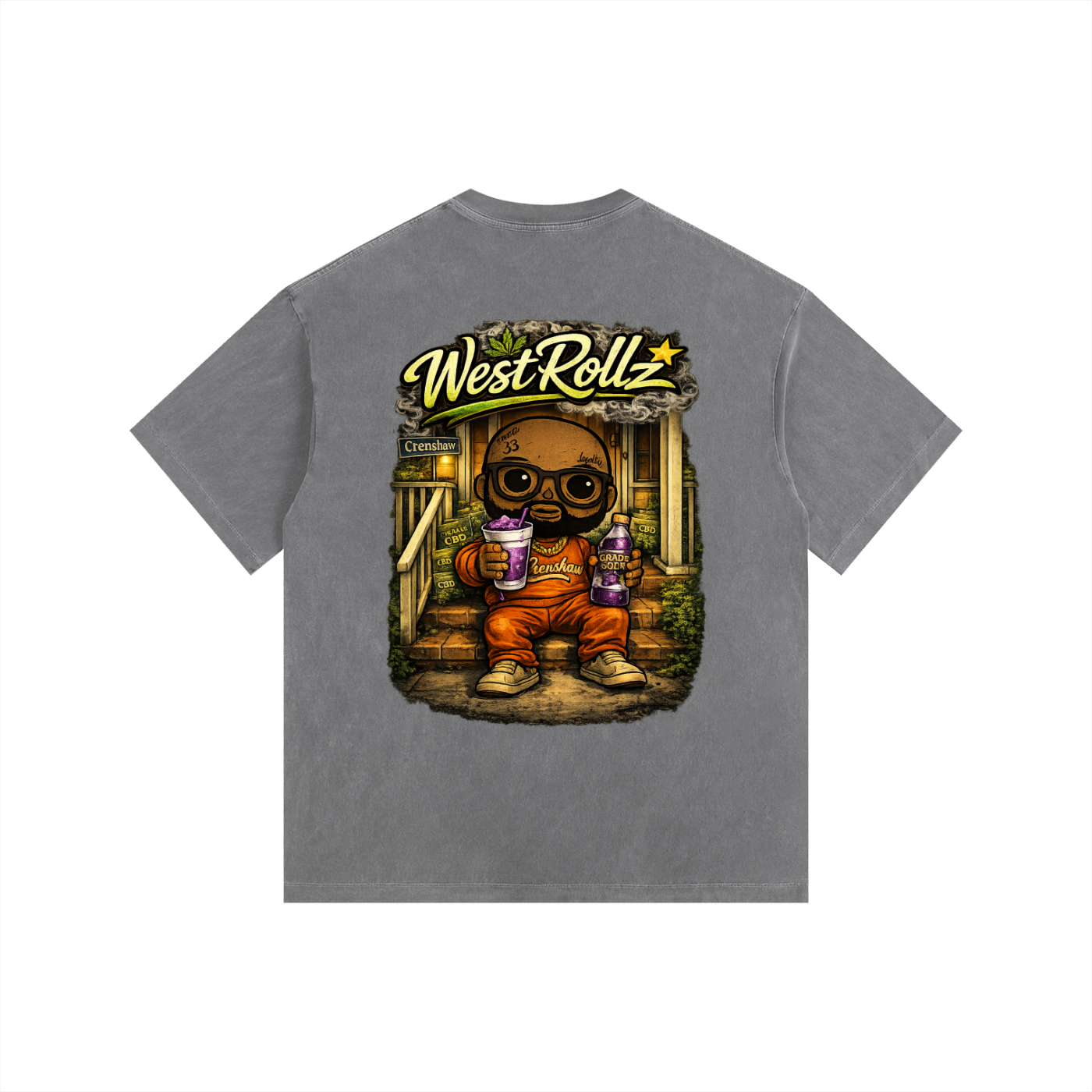 WEST ROLLZ X CBD WEST T-SHIRT