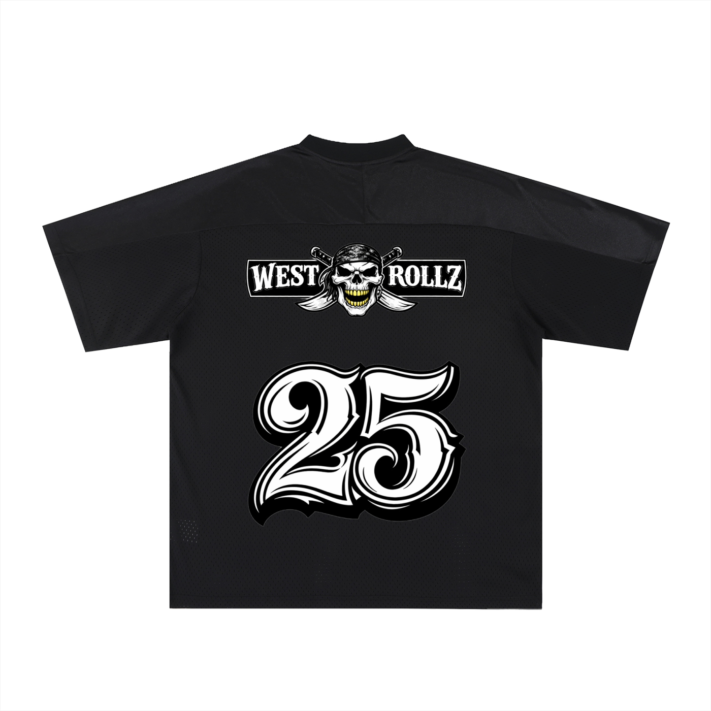 WEST ROLLZ X PIRATES WEST JERSEY FOOTBALL JERSEY T-SHIRT