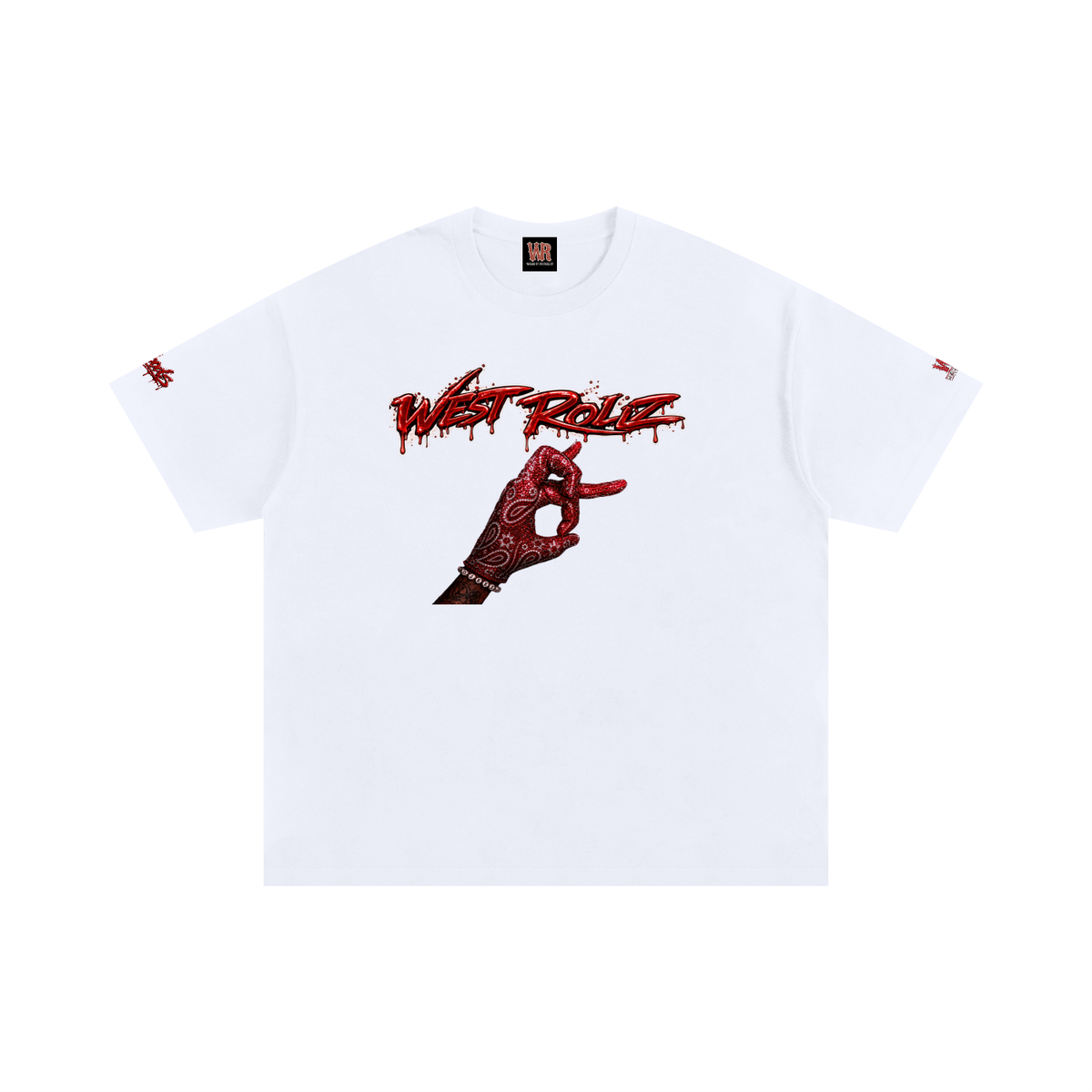 WEST ROLLZ x BLOODS PT.2 x O’JEEZZ MERCH T-SHIRT