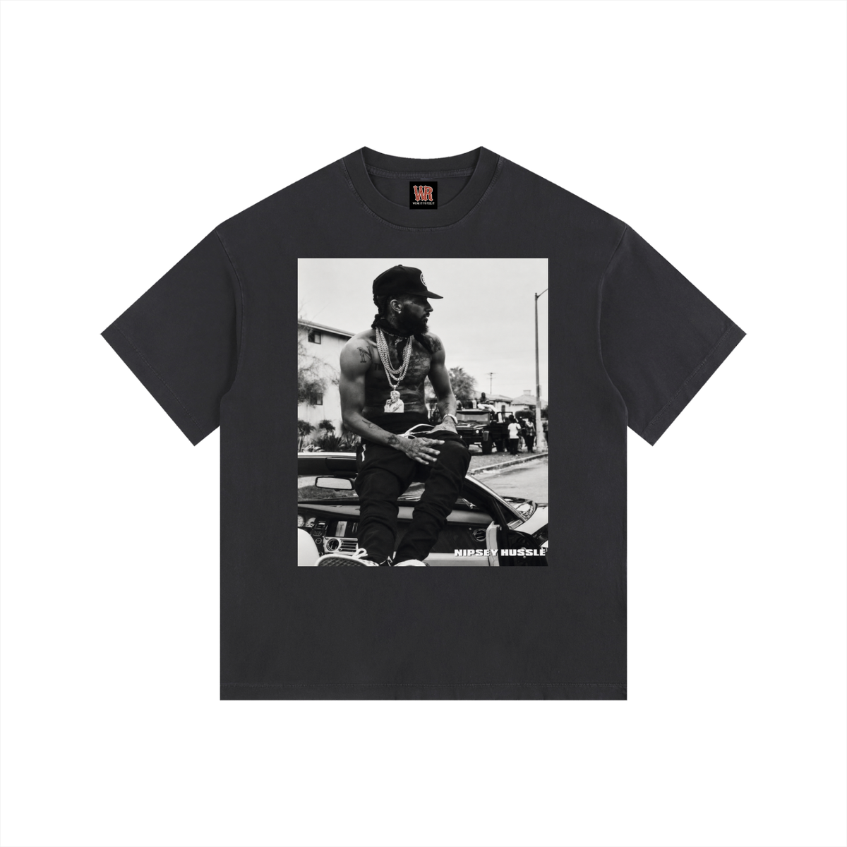 WEST ROLLZ X MÉMORIAL IDOLE X Vintage Washed Oversized Cotton T-Shirt