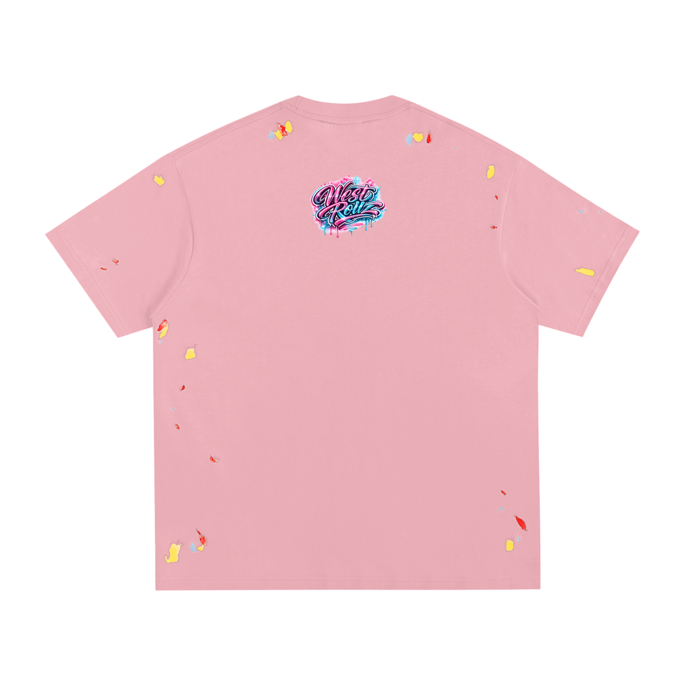 WEST ROLLZ X Paint Splatter T-SHIRT