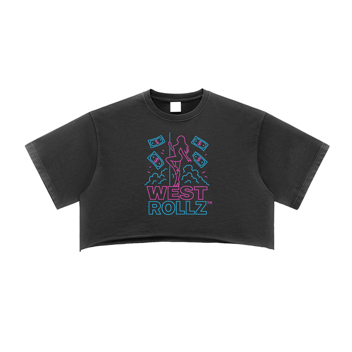 WEST ROLLZ X P-VALLEYS CROP TOP