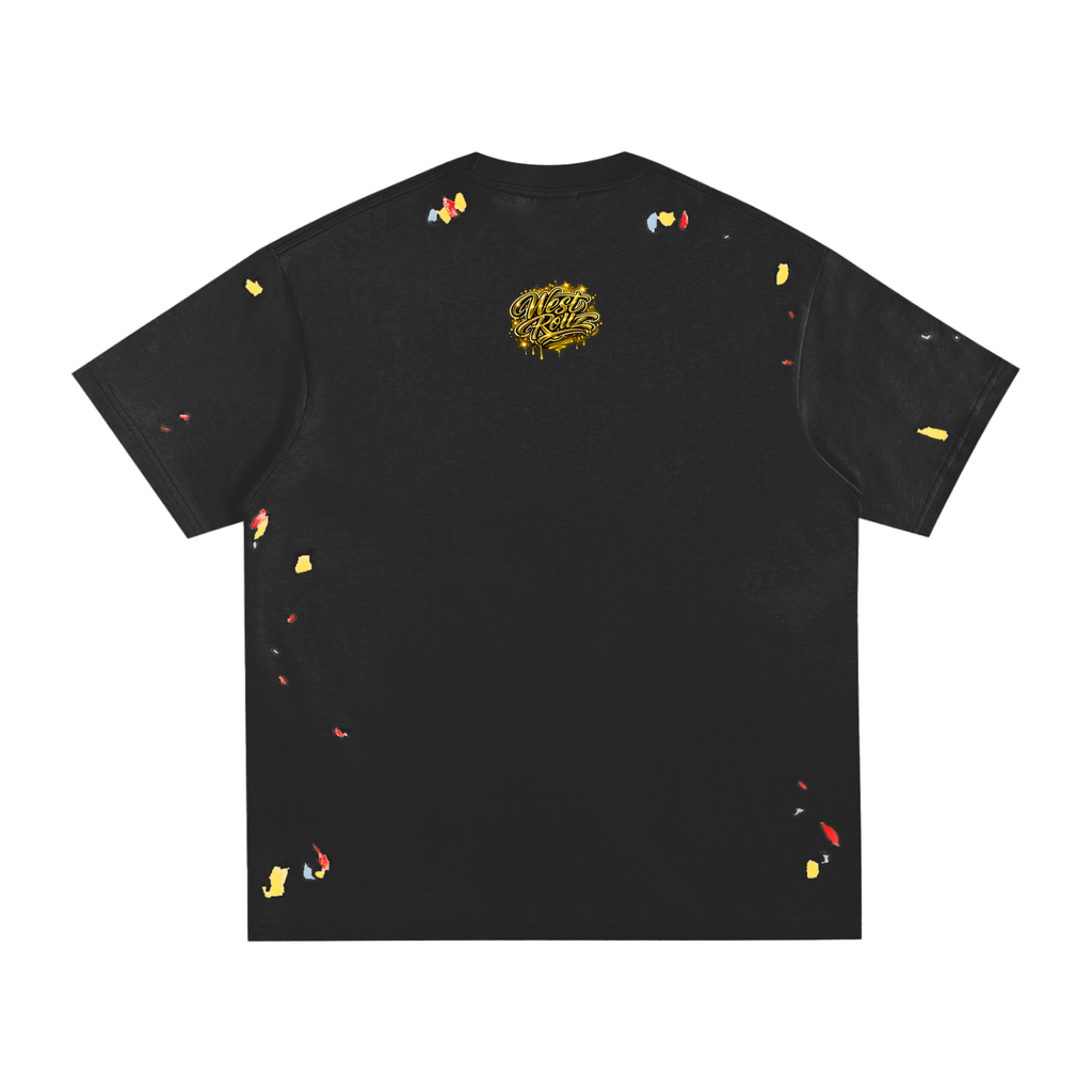 WEST ROLLZ X Paint Splatter T-SHIRT