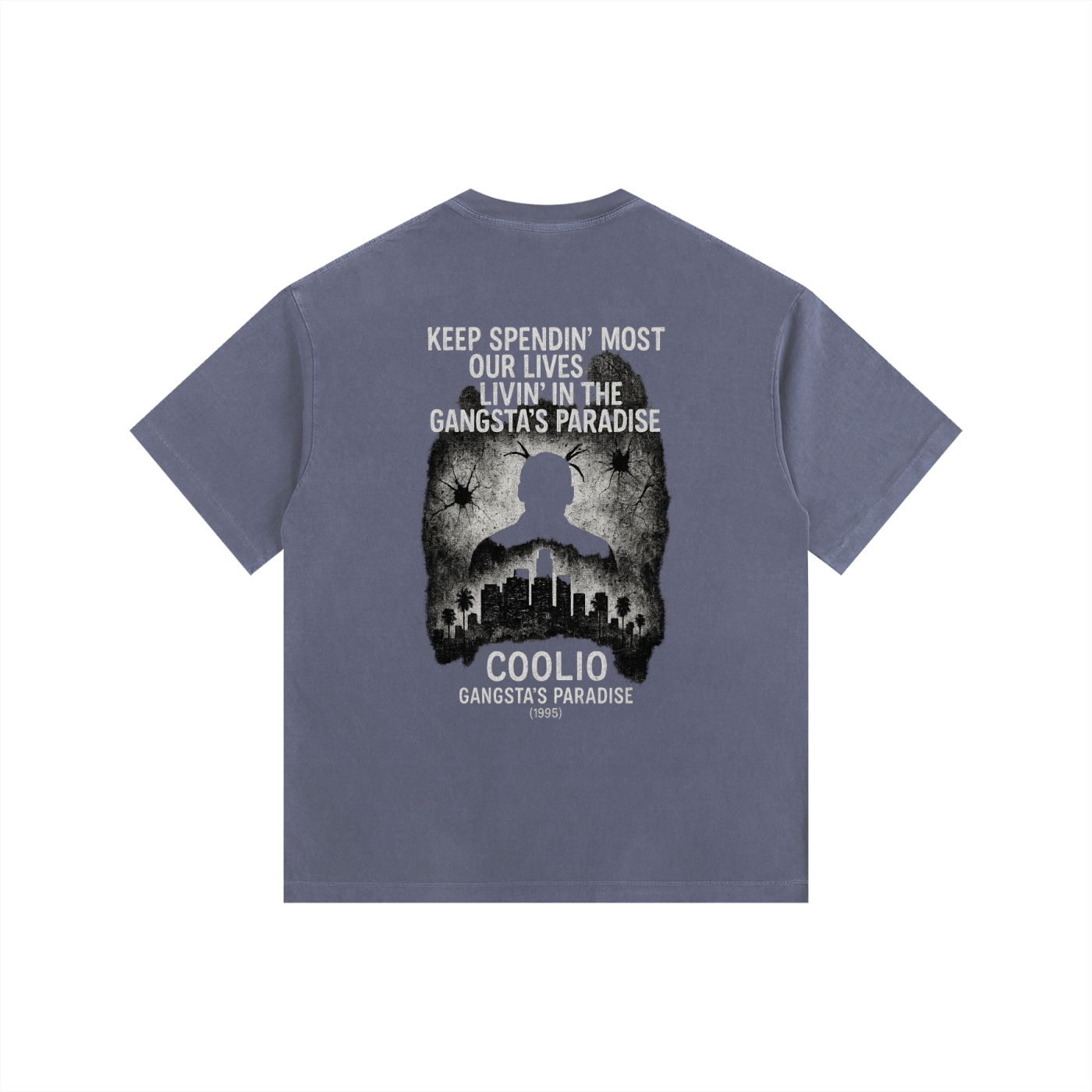 WEST ROLLZ X LABEL HÉRITAGE GANGSTA’PARADISE T-SHIRT BIG SIZE