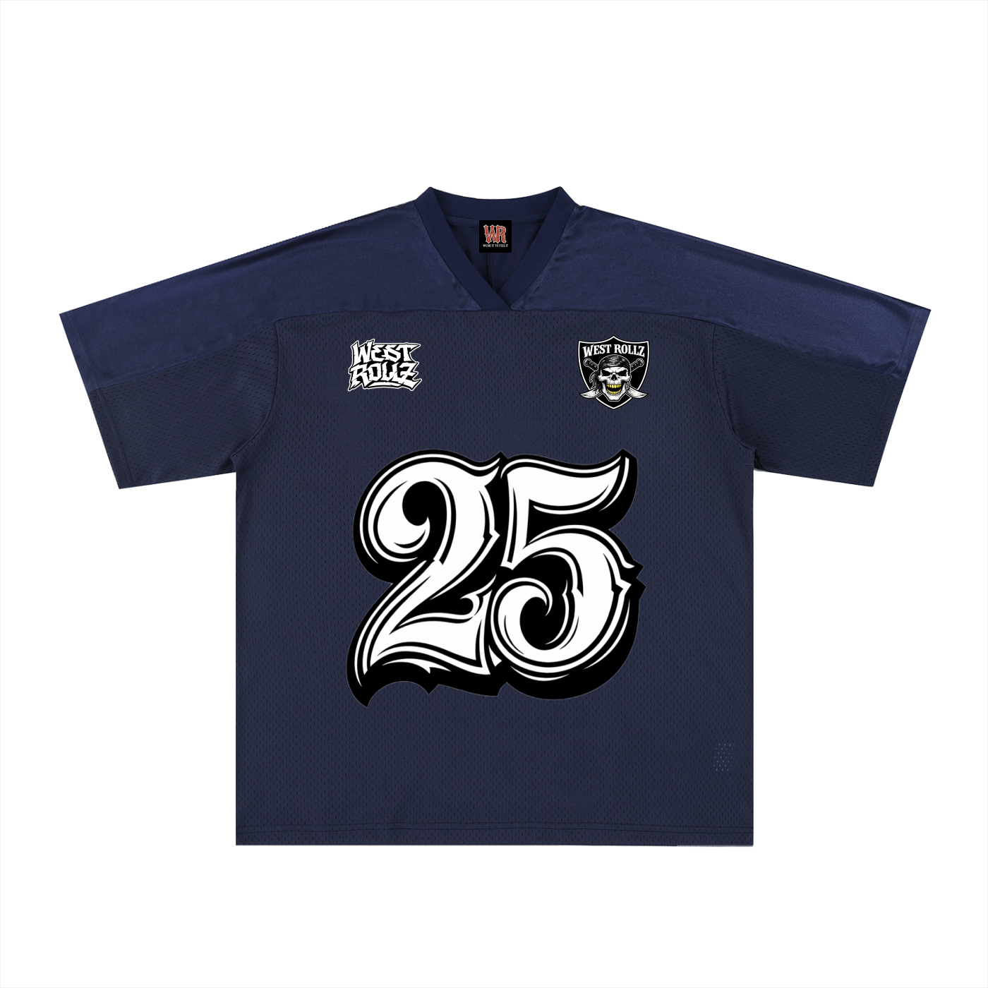 WEST ROLLZ X PIRATES WEST JERSEY FOOTBALL JERSEY T-SHIRT